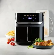 Horkovzdušná fritéza DuoGrill 8 l - digitální - DOMO DO551FR