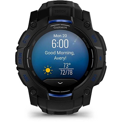Instinct 3 50mm AMOLED Black-Bk/Bolt BL