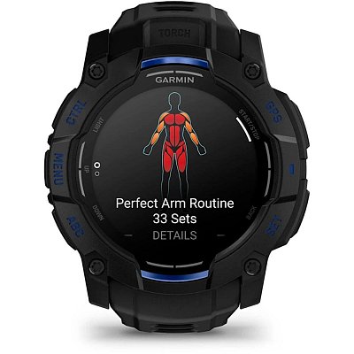 Instinct 3 50mm AMOLED Black-Bk/Bolt BL