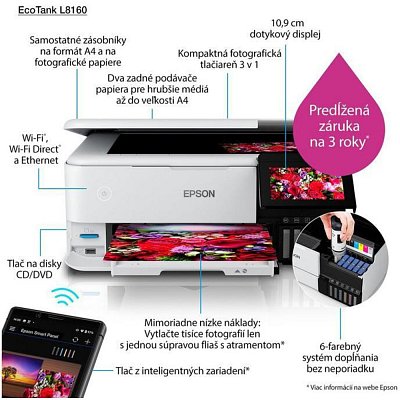 EcoTank L8160 Ink MTF TANK A4 EPSON