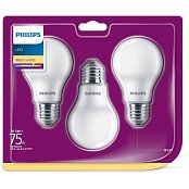 LED 75W A60 E27 2700K m. n.3ks Philips