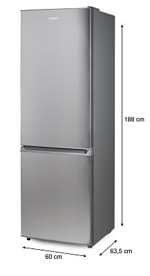 Lednice kombinovaná s mrazákem dole - DOMO DO91336C