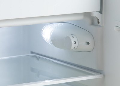 Lednice s mrazákem uvnitř - bílá - DOMO DO91128