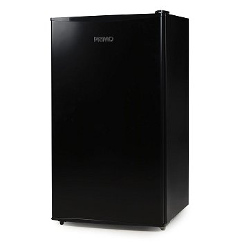 Lednice s mrazákem uvnitř - černá - E - PRIMO PR145FR