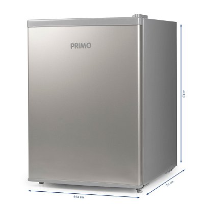 Lednice s mrazící přihrádkou - stříbrná - PRIMO PR154FR
