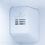 Dvoudveřová lednice s mrazákem - stříbrná - DOMO DO99506M