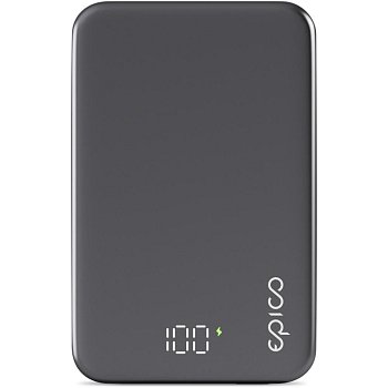 Mag+ Alu PB 10 000mAh - šedá EPICO