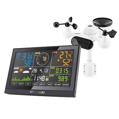 Meteostanice Hyundai WSP 5200 WIFI, černá