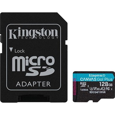 Micro SDXC SDCG4 128GB+adap. SD KINGSTON