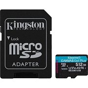 Micro SDXC SDCG4 512GB+adap. SD KINGSTON