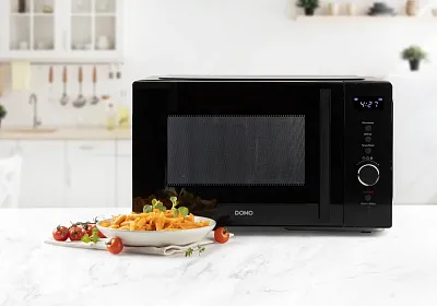 Mikrovlnná trouba - černá - 25 L - 900 W - DOMO DO22502