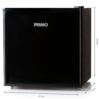Mini lednice s mrazící přihrádkou - černá - E - PRIMO PR126FR