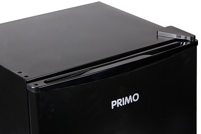 Mini lednice s mrazící přihrádkou - černá - E - PRIMO PR126FR