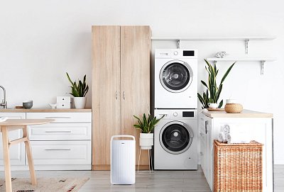 Mobilní odvlhčovač vzduchu - bílý - PRIMO PR581DH