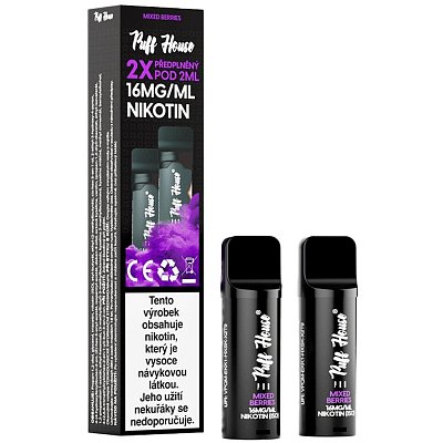 POD 2PCS MIXED BERRIES PUFF HOUSE