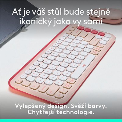 POP ICON KEYS US Rose LOGITECH