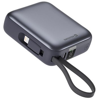 Powerbanka 10000mAh silver SWISSTEN