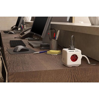 PowerCube Extended USB čer.1,5m CUBENEST