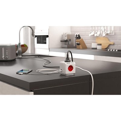 PowerCube Extended USB čer.1,5m CUBENEST