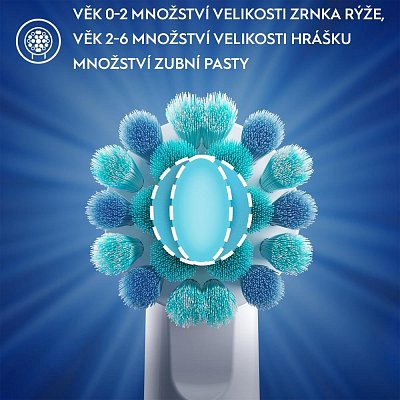 PRO KIDS ZUB. PASTA 0-6 LET/50 ML ORAL-B