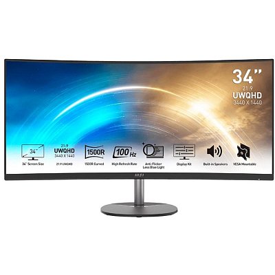 PRO MP341CQ 34 3440x1440 100Hz 1ms MSI