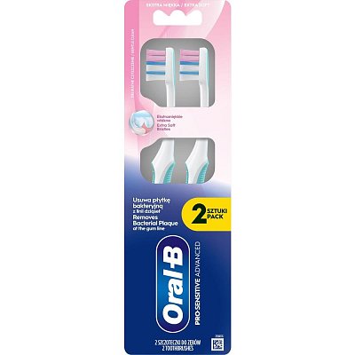 PRO-SENSI ADVANCED KARTÁČEK 2 KS ORAL-B
