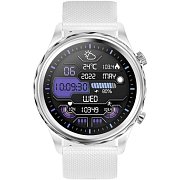 Queen HR + silver smart watch CARNEO
