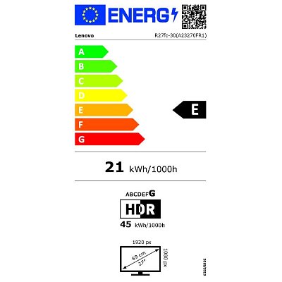 R27fc-30 27 FHD 240Hz 0,5ms Black LENOVO