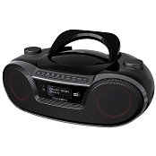 Radiopřijímač DAB+/CD GoGEN CDM 490 BTDABS, černý/stříbrný