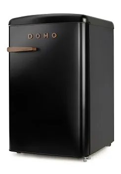 Retro lednice bez mrazáku - 122 l - matná černá - DOMO DO91712R