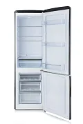 Retro lednice s mrazákem - D - 244 l - černá - PR195RKZ