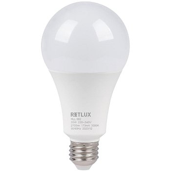 RLL 662 A80 E27 bulb 20W WW D RETLUX