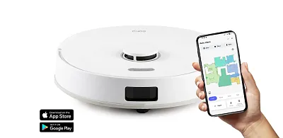 Robotický vysavač s mopem a automatickým vyprazdňováním - DOMO DO7300S
