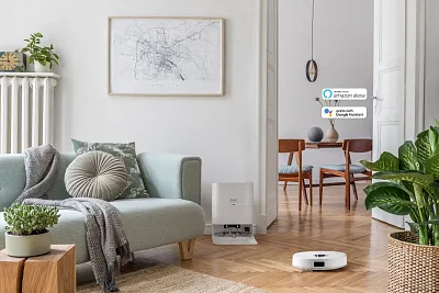 Robotický vysavač s mopem a automatickým vyprazdňováním - DOMO DO7300S