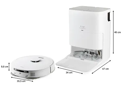 Robotický vysavač s mopem a automatickým vyprazdňováním - DOMO DO7300S