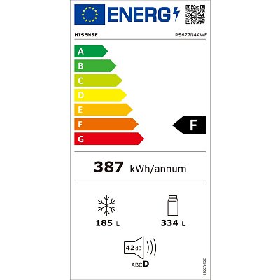 RS677N4AWF CHLADNIČKA SBS HISENSE