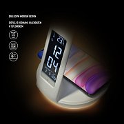 RTL 204 stm.LED lamp.černá Qi 6W RETLUX