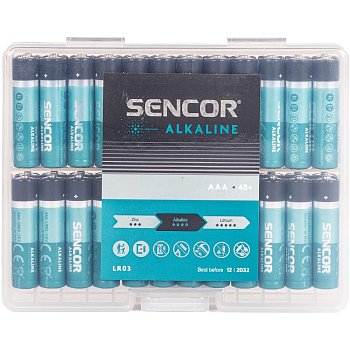 SBA LR03 48 BOX AAA Alk SENCOR