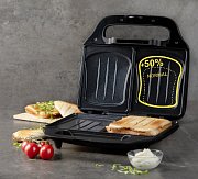 Sendvičovač na 2 XL sendviče - černý - DOMO DO9297C