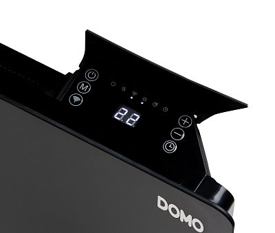 Skleněný teplovzdušný konvektor s WIFI - DOMO DO7356CH
