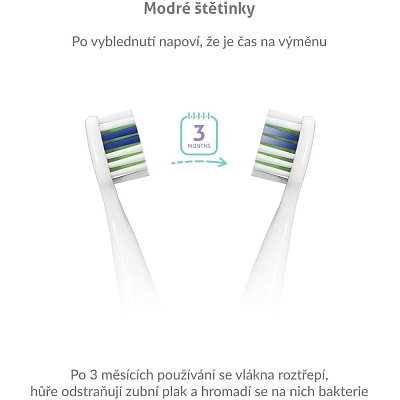 SLIM20 BÍLÁ SONICKÝ KARTÁČEK TRUELIFE