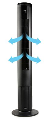 Sloupový ventilátor s ovládáním a podsvícením - DOMO DO8153