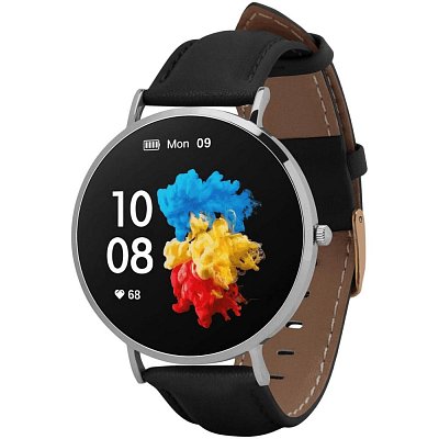 Smartwatch Verona silvr blck derm GARETT