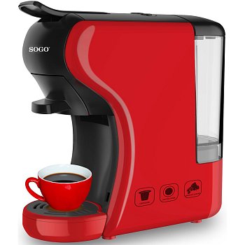 SS-5675-R ESPRESSO NA KAPSLE 3V1 SOGO