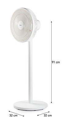 Stojanový ventilátor 2v1 - bílý - DOMO DO8156