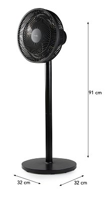 Stojanový ventilátor 2v1 - černý - DOMO DO8157