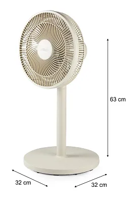 Stojanový ventilátor 2v1 - písečná barva - DOMO DO8158