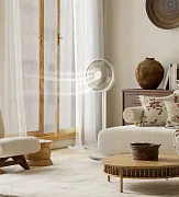 Stojanový ventilátor 2v1 - písečná barva - DOMO DO8158