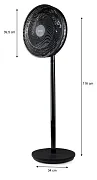 Stojanový ventilátor Multiblade 2v1 - černý - DOMO DO8159