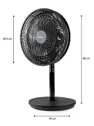 Stojanový ventilátor Multiblade 2v1 - černý - DOMO DO8159